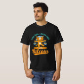 この女の子はBitcoin Tシャツが大好き Tシャツ (正面フル)