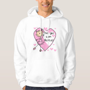 この女の子はTシャツおよびギフトを踊ることができます パーカ