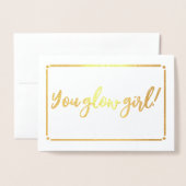 この女の子を輝得かせろ！フォイルカード 箔カード (封筒付き正面)