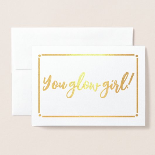 この女の子を輝得かせろ！フォイルカード 箔カード (封筒付き正面)