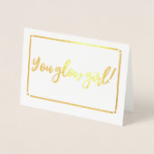 この女の子を輝得かせろ！フォイルカード 箔カード (正面)