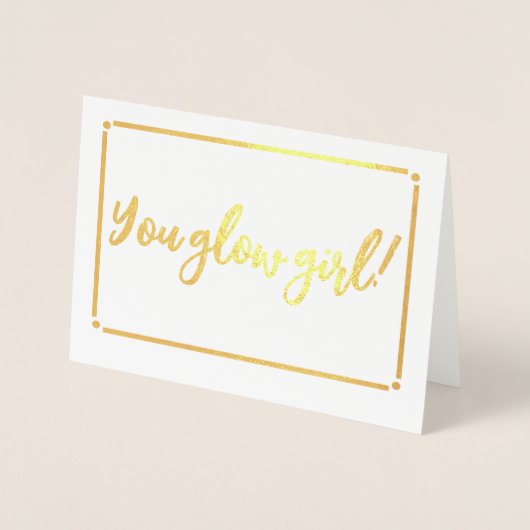 この女の子を輝得かせろ！フォイルカード 箔カード (正面)