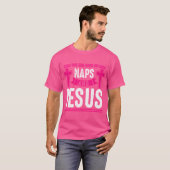 この女の子オン走昼寝イエス Tシャツ (正面フル)