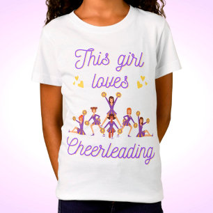 この女の子ラブズチアリーティング Tシャツ