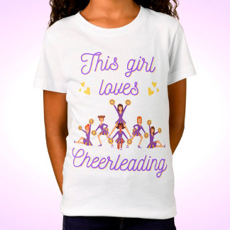 この女の子ラブズチアリーティング Tシャツ