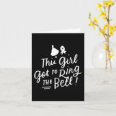 この女の子得リングや輪のベルケモグラッドブレストC カード (黄色い花)