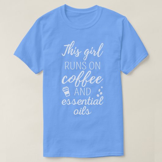この女の走子はコーヒーと油 Tシャツ (デザイン正面)