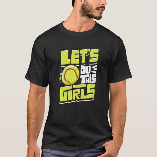 この女子ソフトボールをやろう Tシャツ (正面)