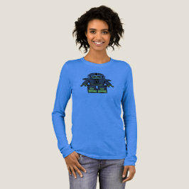 この女子ロングスリーブサッカーティーのために建てられた トライブレンドＴシャツ