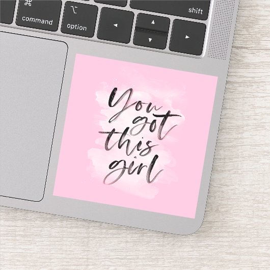 この女得の子のステッ感動的カー シール (詳細)