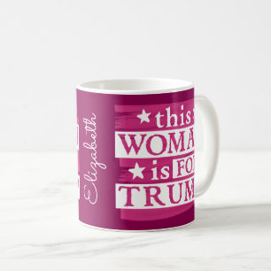 この女性のプロトランプはTrump Personalized Mug向け コーヒーマグカップ