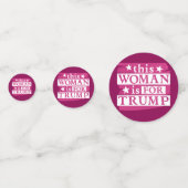 この女性はトランプ紙吹雪 コンフェッティ (裏面)