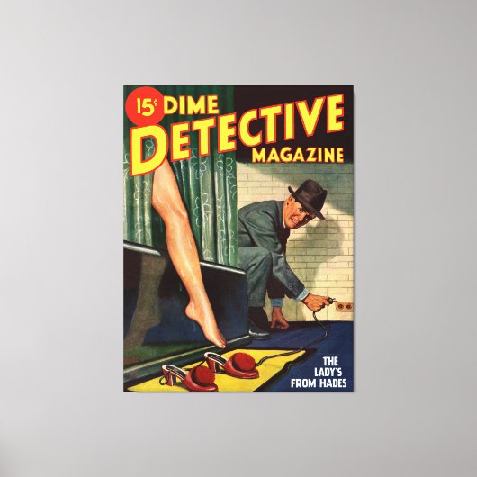 この女性はハーデス出身だ キャンバスプリント (正面)