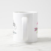 この女性は祈りの言葉戦士マグ ジャンボコーヒーマグカップ (裏面)