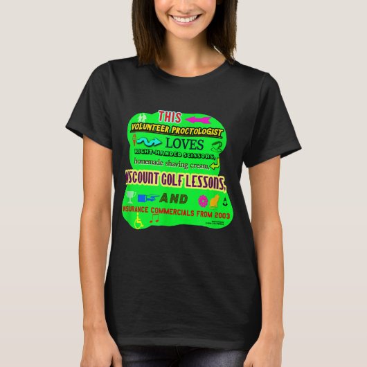 この女性は自分のディスクを知っているコースFrisbee Di Tシャツ (正面)