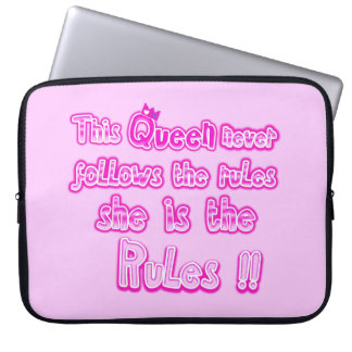 この女王は決してエレクトロニ後を追クスバッグを規則しない ラップトップスリーブ