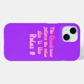 この女王は紫後を追の規則を破る Case-Mate iPhoneケース (裏面 (横))