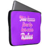 この女王は自分のルールで住んでいるエレクトロニクスバッグ ラップトップスリーブ (正面右)