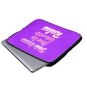 この女王は自分のルールで住んでいるエレクトロニクスバッグ ラップトップスリーブ (正面下部)