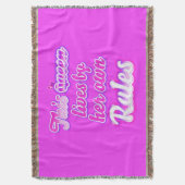 この女王は自分の規則で生きている スローブランケット (正面縦)