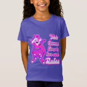 この女王は自分の規則で紫に住んでいる Tシャツ (正面)