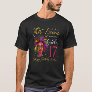 この女王は10生まれ月17日に黒人女性の娘だった Tシャツ