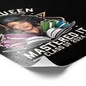 この女王は2024年卒業のクラスをマスター フォトプリント            (角)