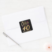 この女王は40人を素晴らしく見せる スクエアシール (封筒)