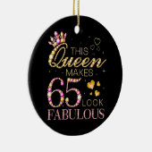 この女王は65人を素晴らしく見せる セラミックオーナメント (右)