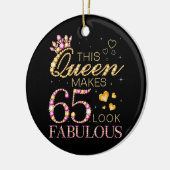 この女王は65人を素晴らしく見せる セラミックオーナメント (左)