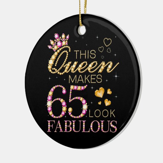 この女王は65人を素晴らしく見せる セラミックオーナメント (左)