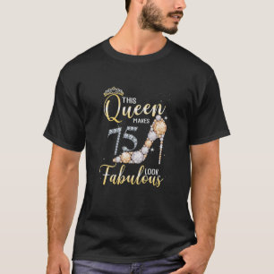 この女王は75歳の素晴らしい75年に見える Tシャツ