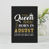 この女王は8月に生まれた誕生日プレゼント 招待状 (スタンド正面)