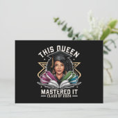 この女王様、見事にやり遂げた！2024年度卒業式 招待状 (スタンド正面)