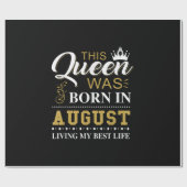 この女王生まれは誕生日威厳がある品だ ラッピングペーパー (フラット)