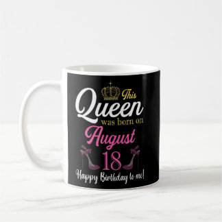 この女王生まれは18誕生日ハイ威厳があるヒにいた コーヒーマグカップ