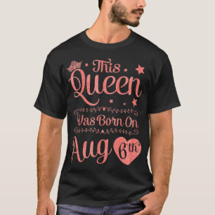 この女王生まれは6威厳がある誕生日Gに着いた Tシャツ