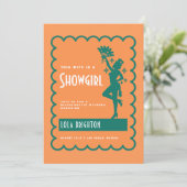 この妻は最後のショー　この花嫁はショーガール 招待状 (スタンド正面)