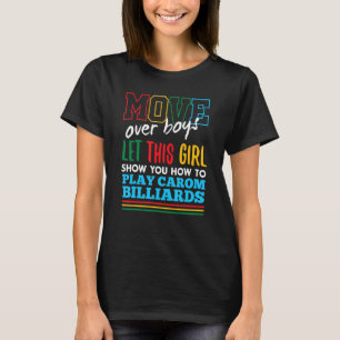 この娘にキャロムビリヤードの方法遊を教えて Tシャツ