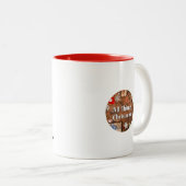 この娘はクリスマスレッドツリーが大好き ツートーンマグカップ (正面右)