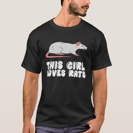 この娘はネズミが大好き Tシャツ (正面)