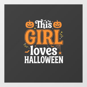 この娘はハロウィンが大好き タイポグラフィSVGデザイン_1 ウィンドウサイン