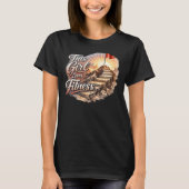 この娘はフィットネスが好き Tシャツ (正面)
