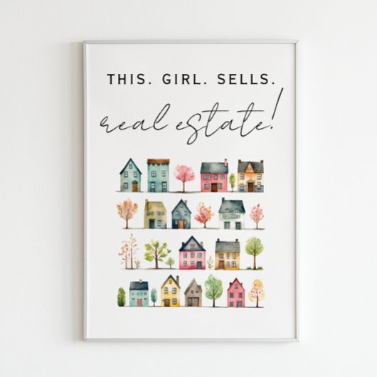 この娘は不動産を売実在る ポスター