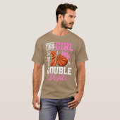 この娘は今10歳 二桁バスケ10歳  Tシャツ (正面フル)