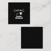 この娘は夫を愛イタリアンす スクエア名刺 (正面/裏面)