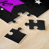 この娘は紫の馬が好きだ ジグソーパズル (側面)