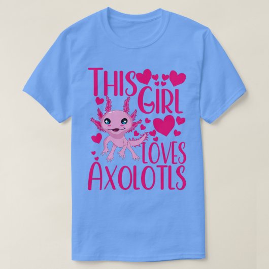 この娘は軸索が好きだ Tシャツ (デザイン正面)