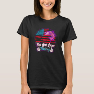 この娘は釣りが好き 女の子 釣りガール フィッシング Tシャツ