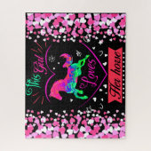 この娘は馬が好きだ ジグソーパズル (縦)